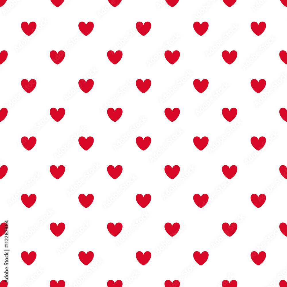 Cute hearts vector seamless pattern Cute hearts vector seamless pattern