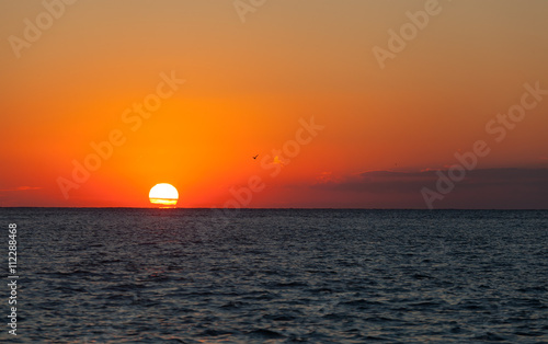 Beautiful sea landscape with sunrise © Shchipkova Elena