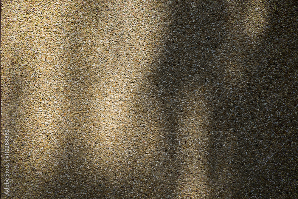 Shadow on polished concrete surface