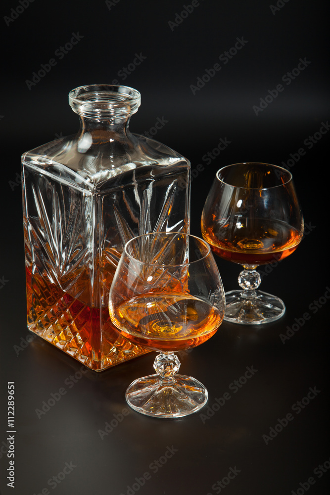 Glass of cognac