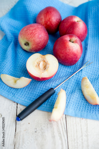 Fresh nectarines 