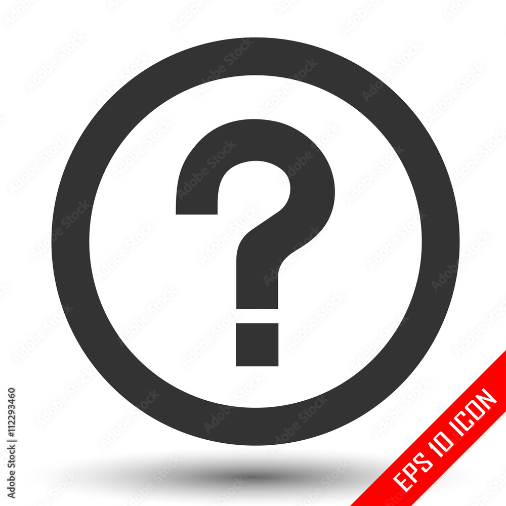 question mark icon. Question Sign, asking icon, vector flat illustration of question sign. Question sign logo question mark icon. Question Sign, asking icon, vector flat illustration of question sign. Question sign logo