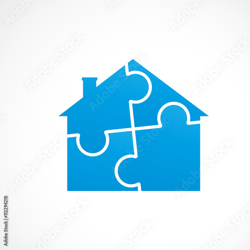 pièce puzzle,maison