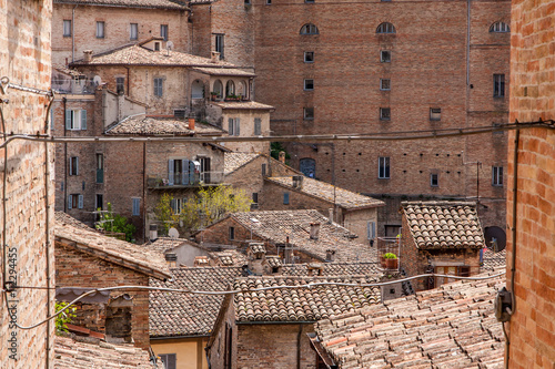Bild auf Leinwand Oldtown of Urbino