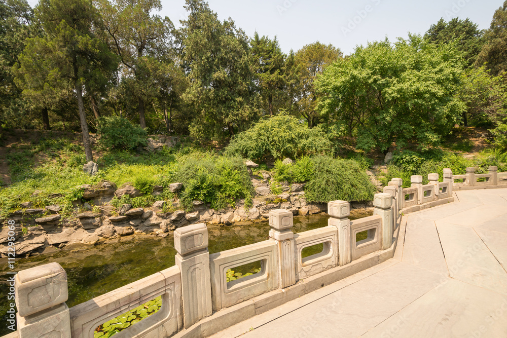 Bridge in the Beihei Park Beijing China Bridge in the Beihei Park Beijing China