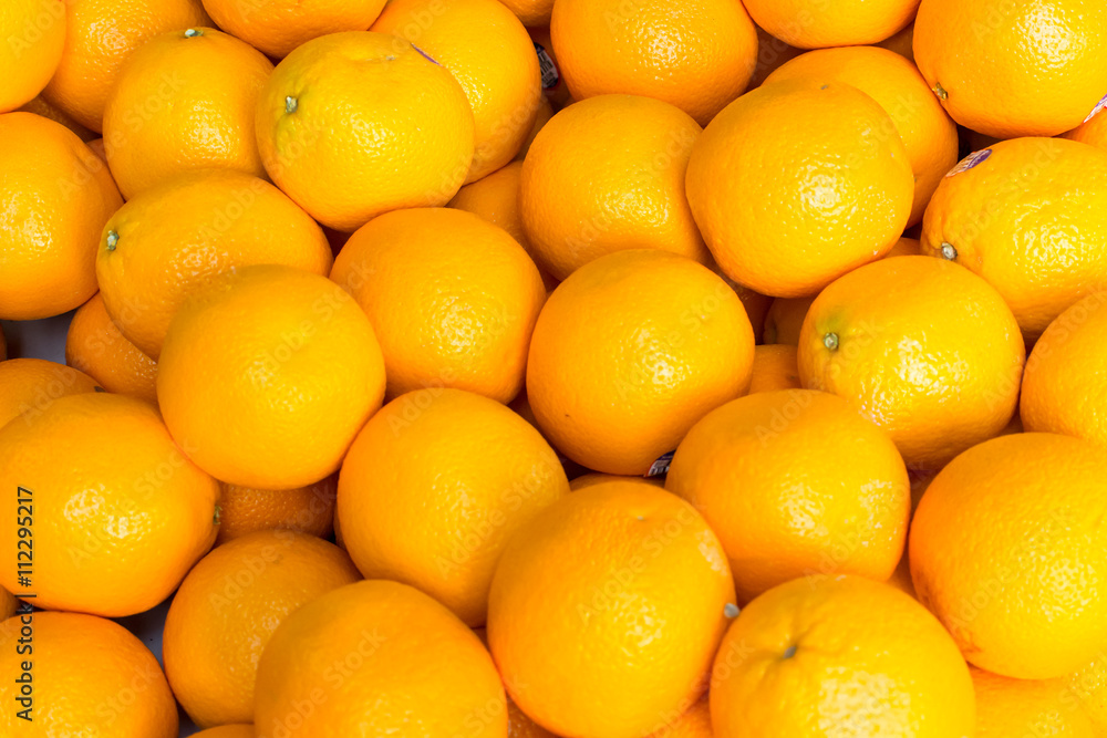 Oranges sold on an outside asian market Oranges sold on an outside asian market