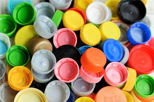 Recyclable plastic caps