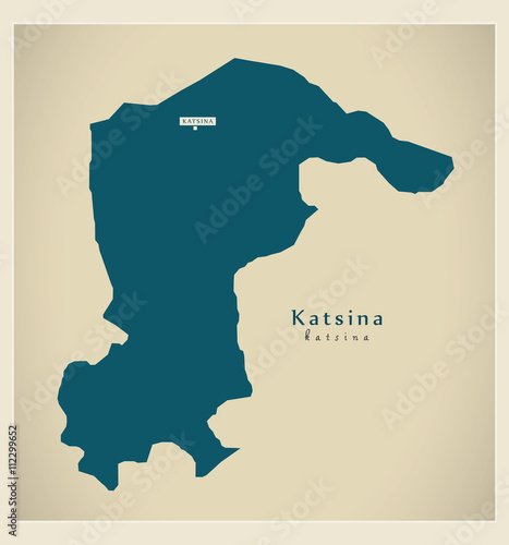 Modern Map - Katsina NG photo