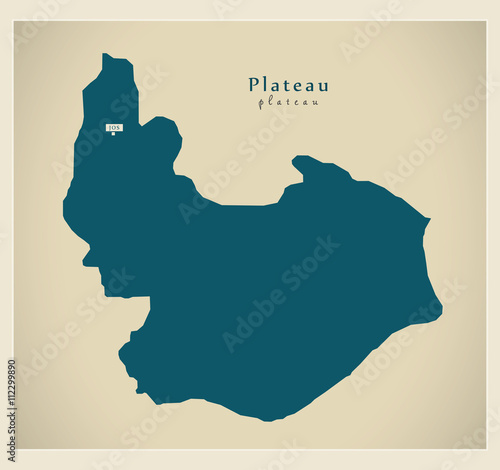 Modern Map - Plateau NG photo