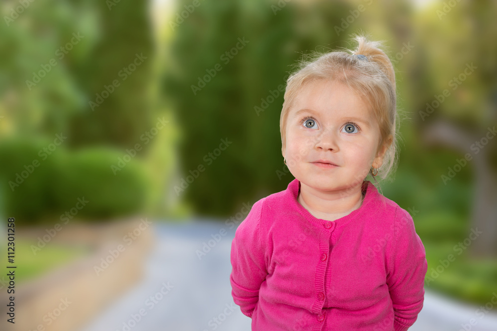 Portrait of a lovely little girl Portrait of a lovely little girl