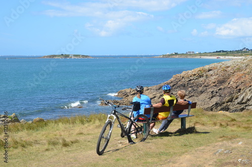 balade à vélo en côte bretonne