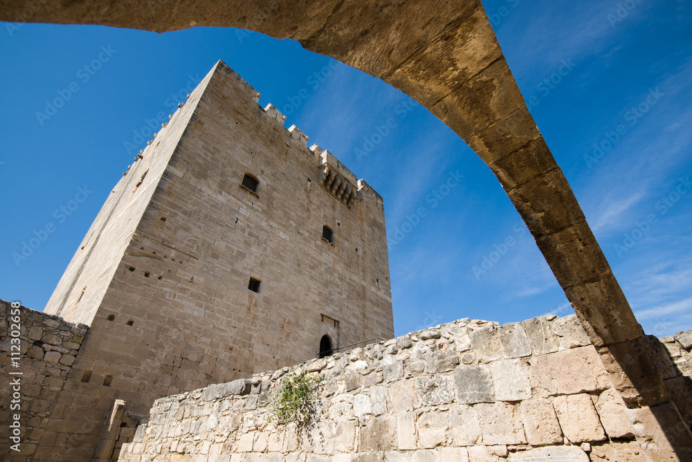 Ancient historical castle of Kolossi Limassol Cyprus