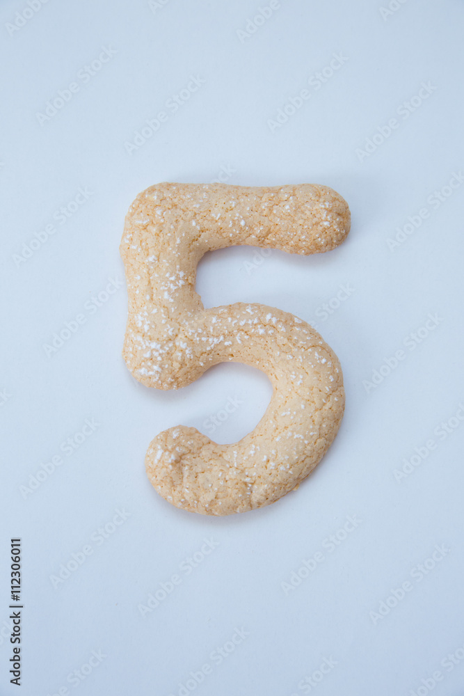 数字クッキー 5 数字クッキー 5