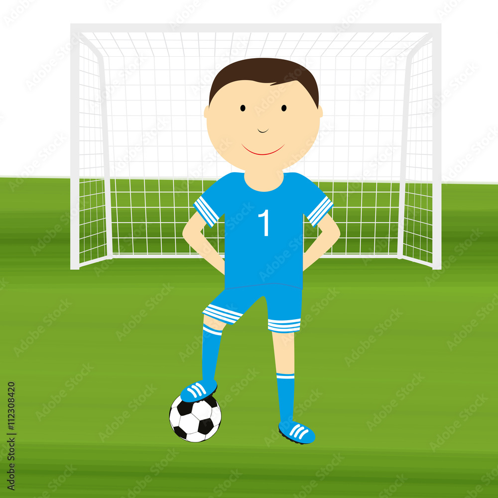 Fototapeta premium Soccer game