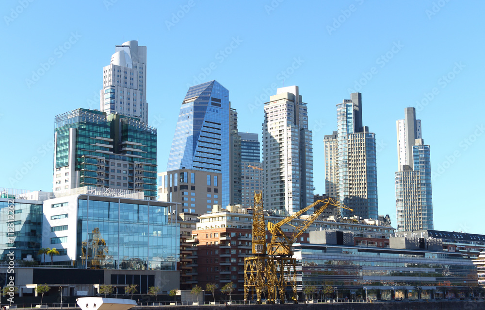 Puerto Madero modern and historic part of the town of Buenos Aires Argentina