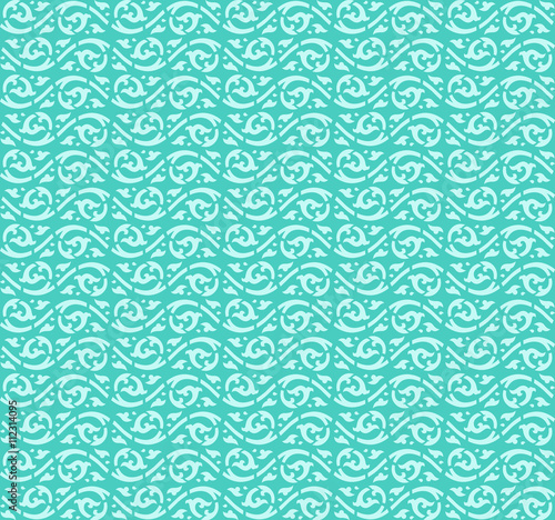 Slika na platnu Water wave pattern background vector design  (Lai thai)