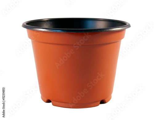 Plastic flower pot