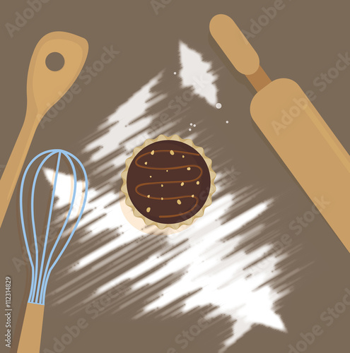 Backen - Muffin Vektor