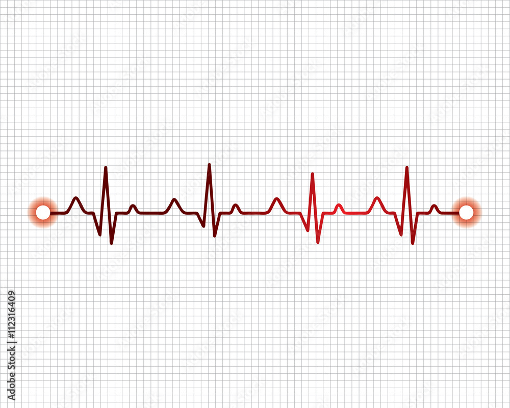Abstract heart beats cardiogram illustration. Abstract heart beats cardiogram illustration.