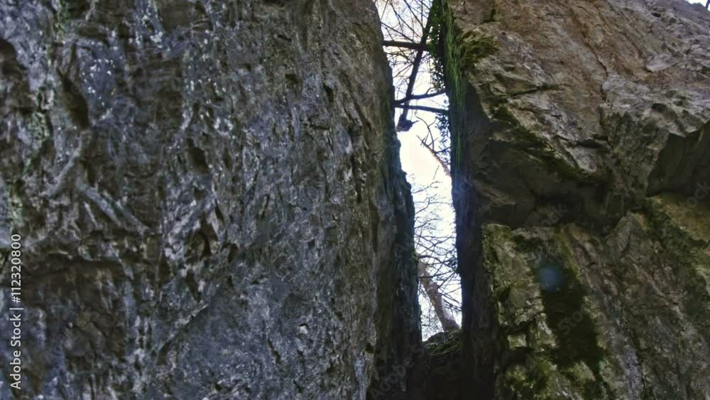 Rocks in siberian forest, Ural close up Rocks in siberian forest, Ural close up