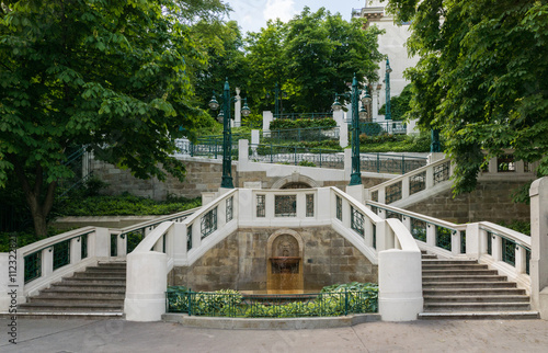 Obraz na płótnie Strudlhofstiege in Wien w salonie
