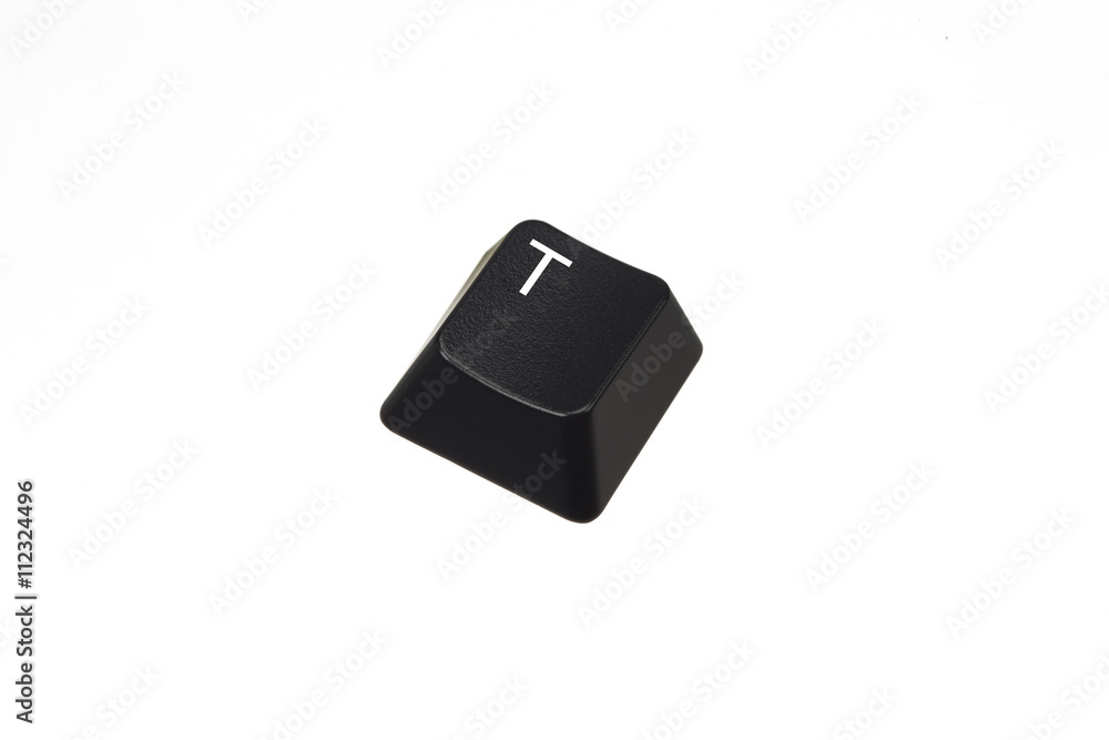 Rotated keyboard key - letter T Rotated keyboard key - letter T