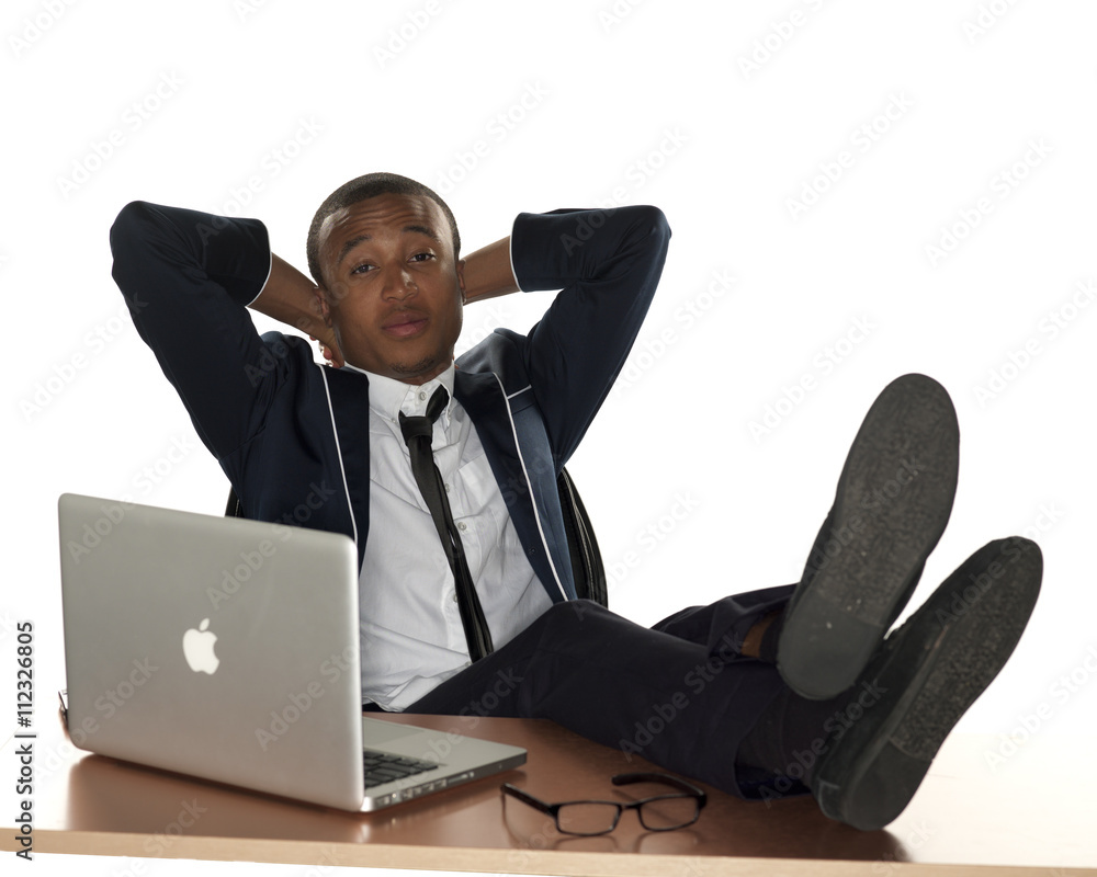 relaxed businessman relaxed businessman