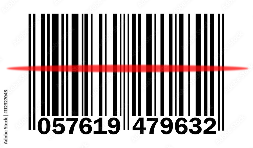 Barcode (mit Laser) Barcode (mit Laser)