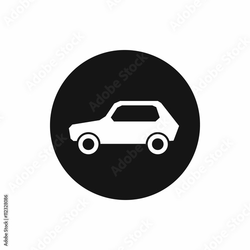 Fototapeta Naklejka Na Ścianę i Meble -  Only motor vehicles allowed road sign icon