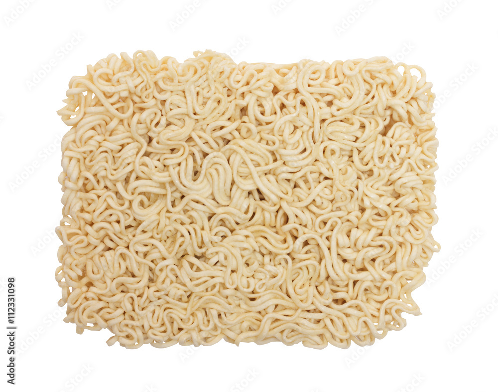 Instant noodles on white background Instant noodles on white background