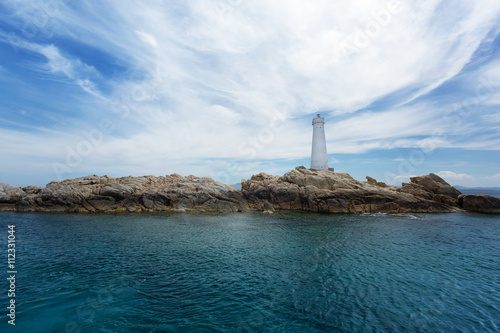Lighthouse in Northern Sardinia (Maddalena and Caprera Range Front) © dpVUE .images