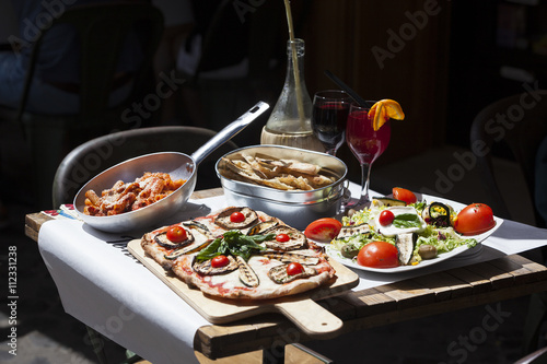 Photography Traditional Italian food