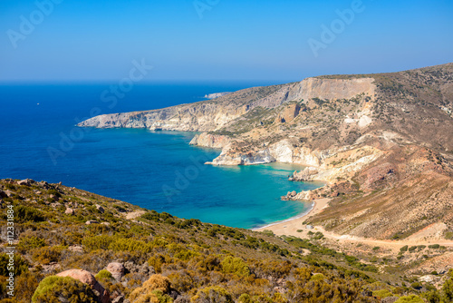 Agios Ioannis beach Melos, Greece