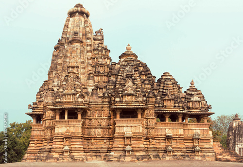 Kandariya Mahadeva Temple  structure of the complex of Khajuraho Group of Monuments. India