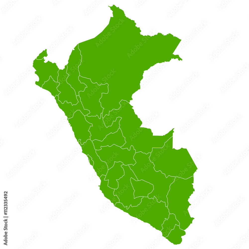 ペルー　地図　国　アイコン