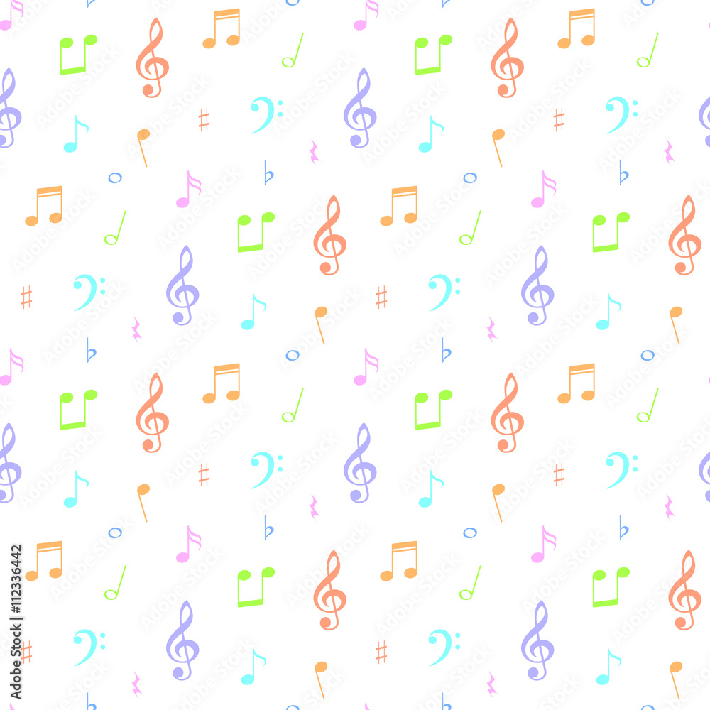 seamless music note pattern and background vector illustration seamless music note pattern and background vector illustration