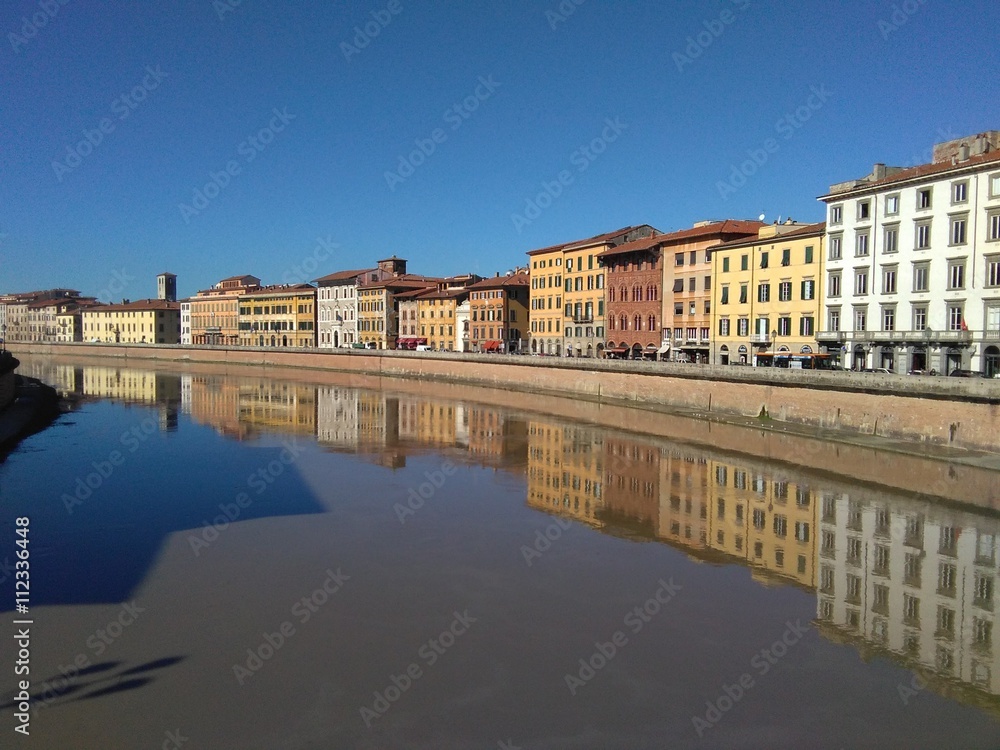 Fototapeta premium Pisa, lungarni