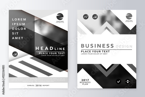 Gray annual Report Brochure. A4 Vector. Annual report design of the first and last page . Business brochure. Catalog Cover. Cover design Report Annual. sover design Report. Business sover design.