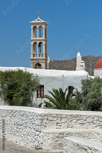 Town of Ano Mera, island of Mykonos, Cyclades Islands photo