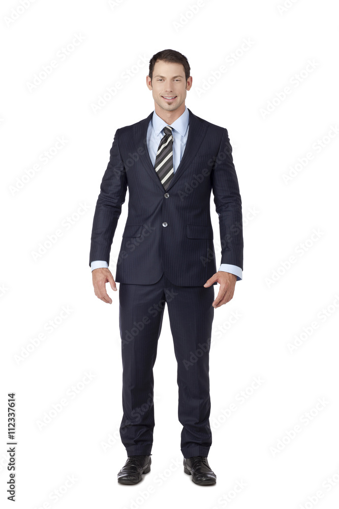smiling businessman smiling businessman