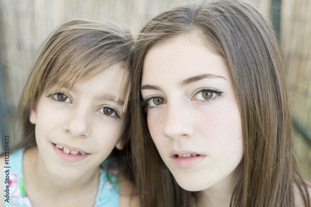 portrait of two sisters portrait of two sisters