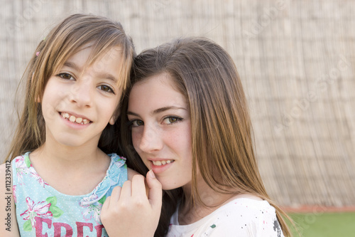 portrait of two sisters