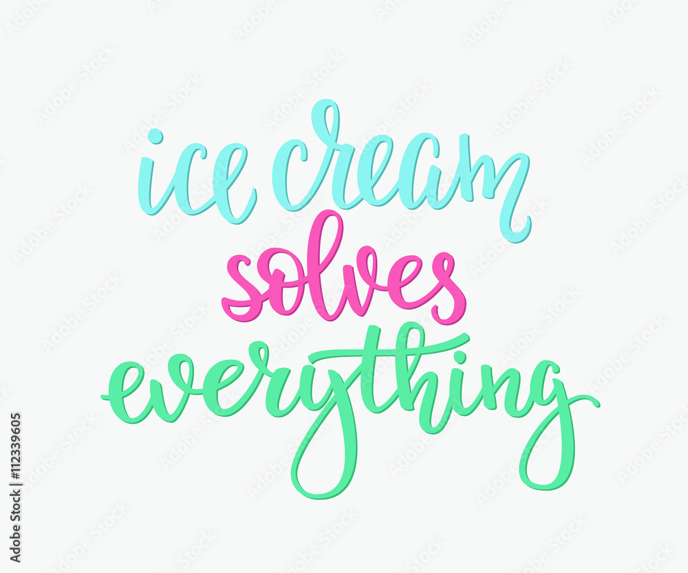 Obraz premium Ice cream shop promotion advertising
