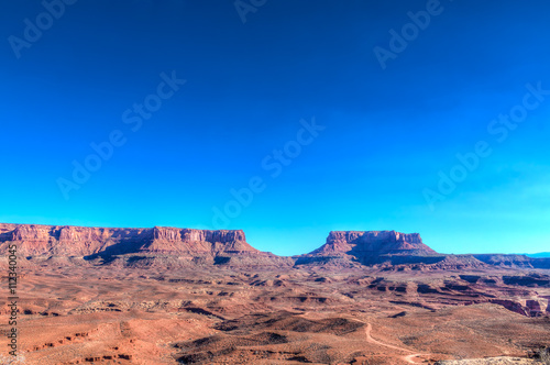 Murphy Trail- Canyonlands NP- Island in the Sky- Utah. This 9 mile scenic loop affords the hiker numerous canyon and mountain vistas.