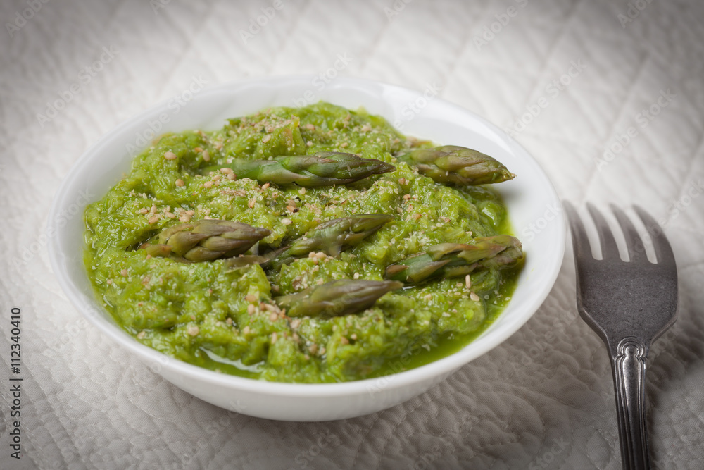 Cream of asparagus Cream of asparagus