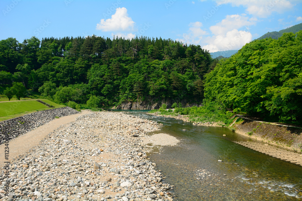 Sho River, Shirakawa-go, Japan
