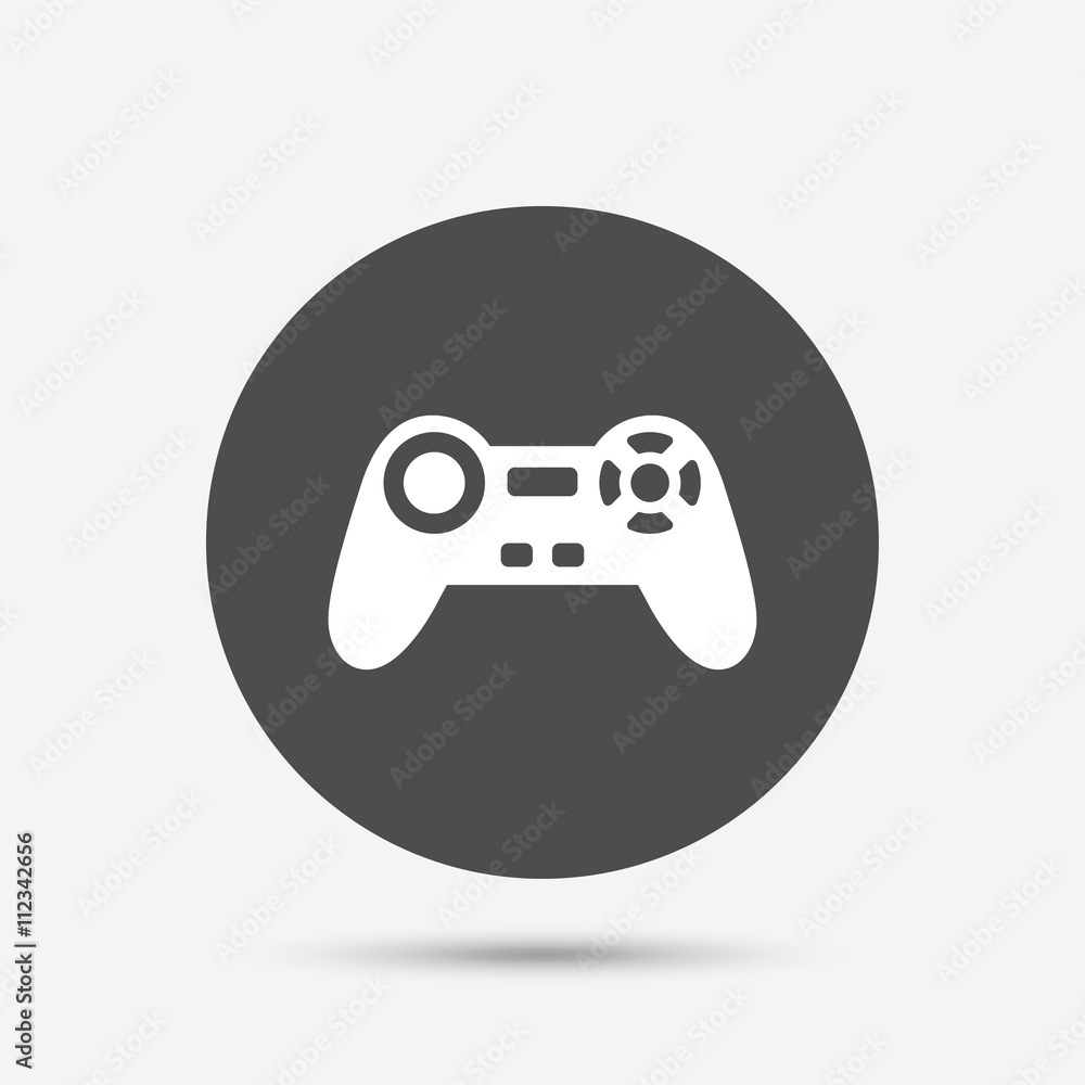 Joystick sign icon. Video game symbol. Joystick sign icon. Video game symbol.