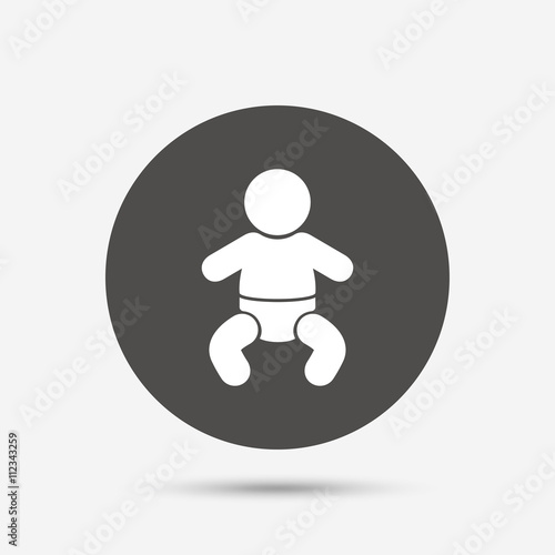 Baby infant sign icon. Toddler boy symbol.