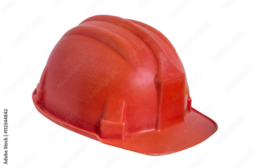 Working hard hat isolated on white background Working hard hat isolated on white background
