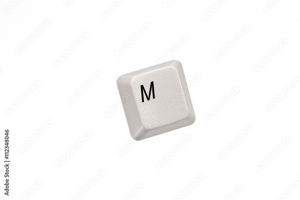 Offset Keyboard Keys - Letter M Offset Keyboard Keys - Letter M